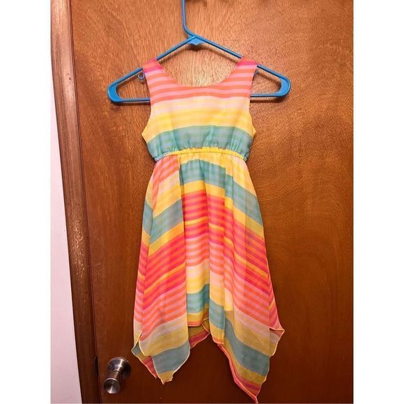 Multicolor girls dress by 1989 Place. Size 6 - Picture 3 of 3